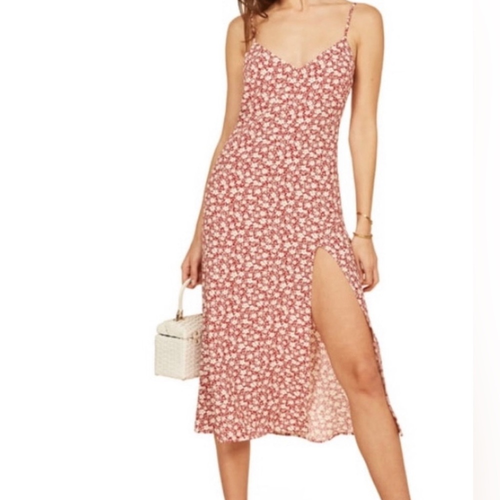 Reformation Crimini Amaro Floral Midi Dress - 6